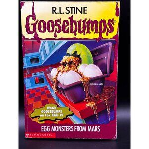 Egg Monsters from Mars Goosebumps Book #42 First Cover‎ Vtg RL Stine